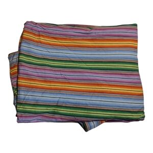 Tommy Hilfiger Rainbow Stripe Twin duvet Cover 100% Cotton